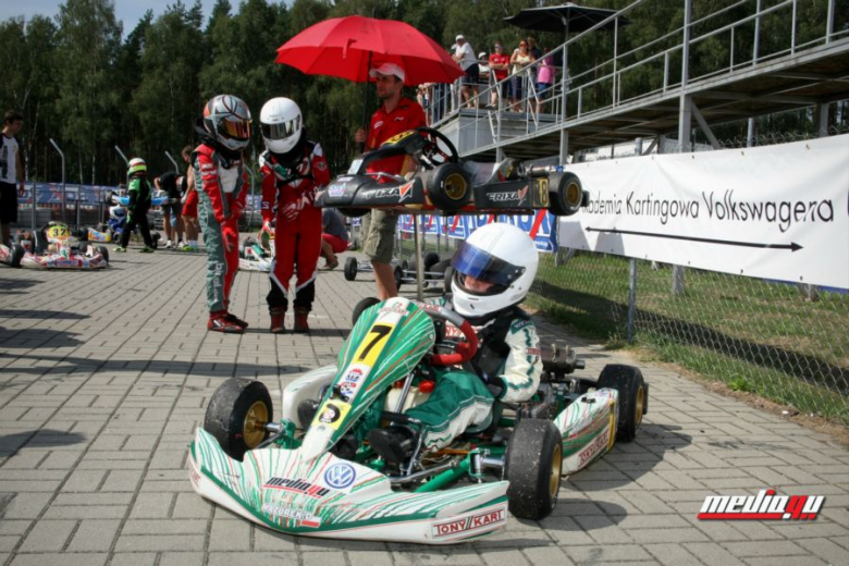 Damian Mazurek podczas zawodów