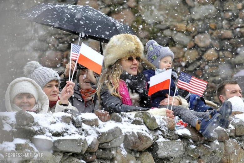 Żagań - Powitanie wojsk amerykańskich w Polsce