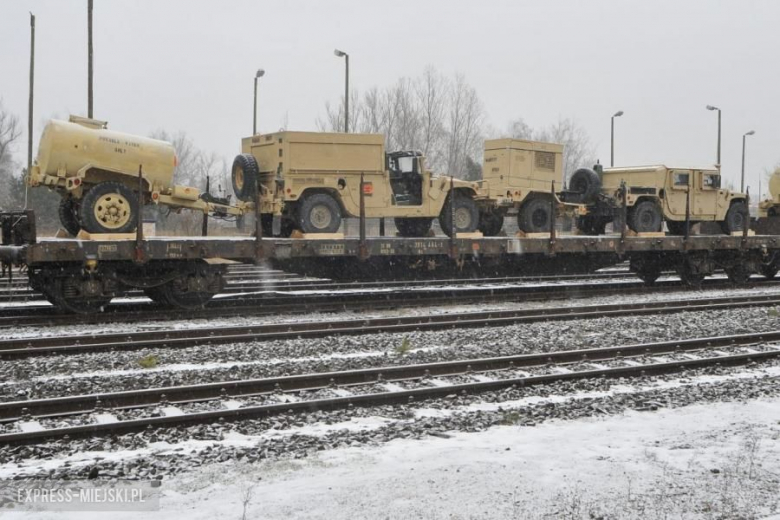 Żagań - Powitanie wojsk amerykańskich w Polsce