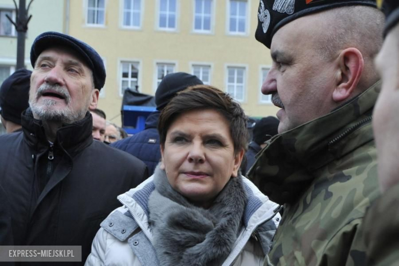 Żagań - Powitanie wojsk amerykańskich w Polsce