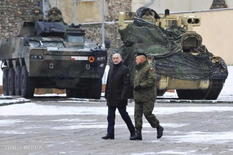 Żagań - Powitanie wojsk amerykańskich w Polsce