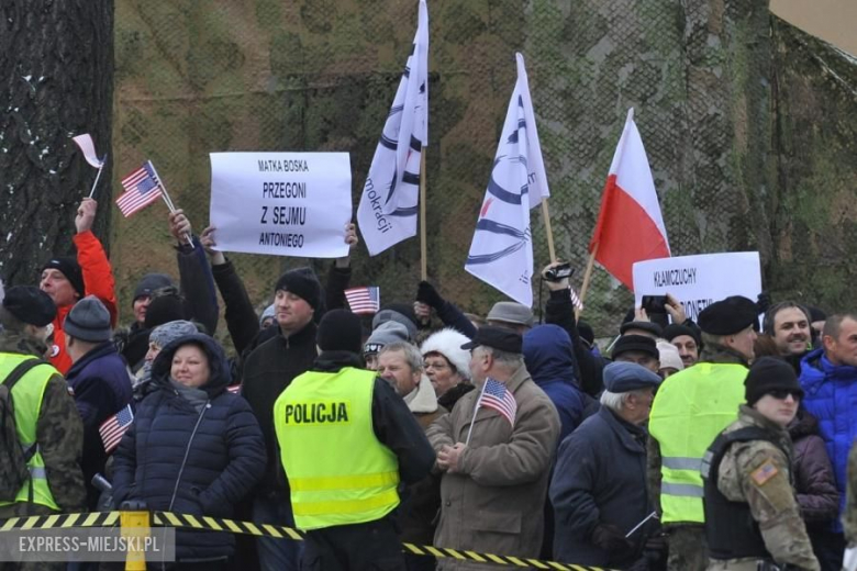 Żagań - Powitanie wojsk amerykańskich w Polsce