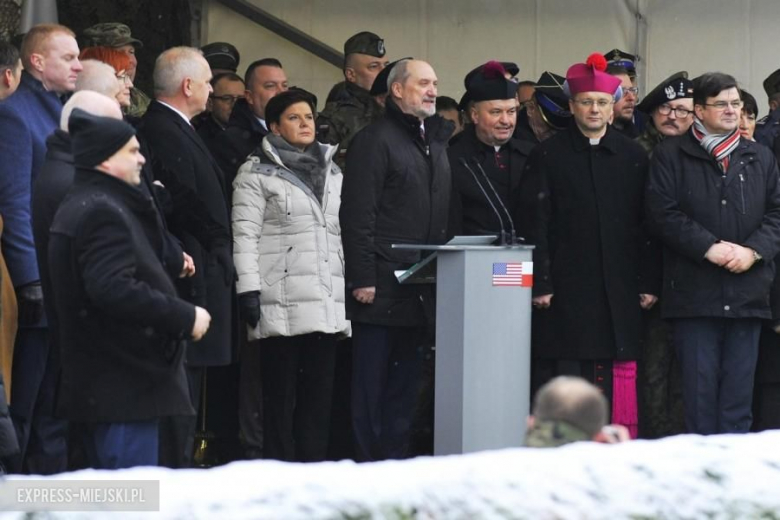 Żagań - Powitanie wojsk amerykańskich w Polsce