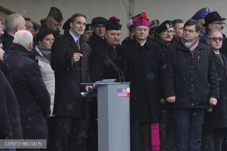 Żagań - Powitanie wojsk amerykańskich w Polsce