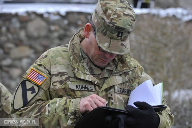 Żagań - Powitanie wojsk amerykańskich w Polsce