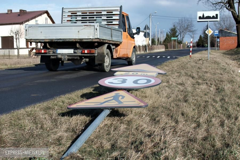 Powalone drzewo koło Karczyc