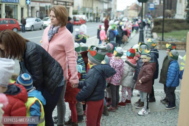 Pochód przedszkolaków w Środzie Śląskiej