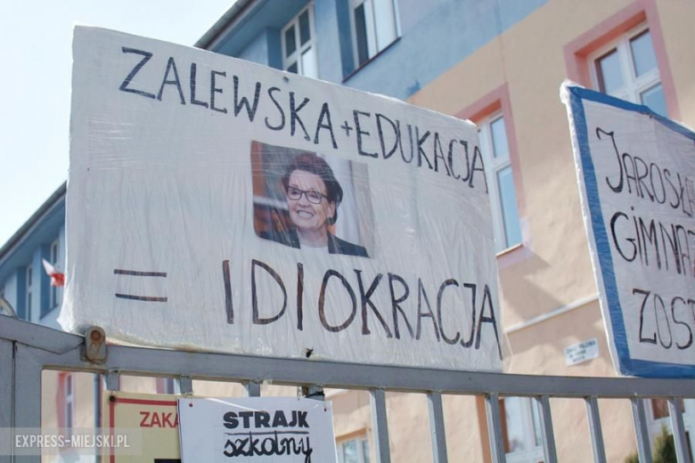 Strajk w średzkim gimnazjum