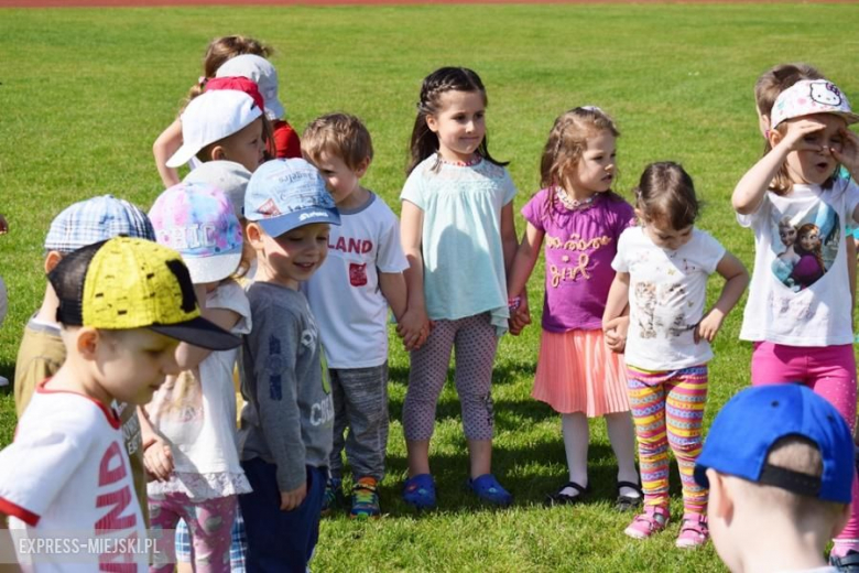 Przedszkolaki wzięły udział w maratonie