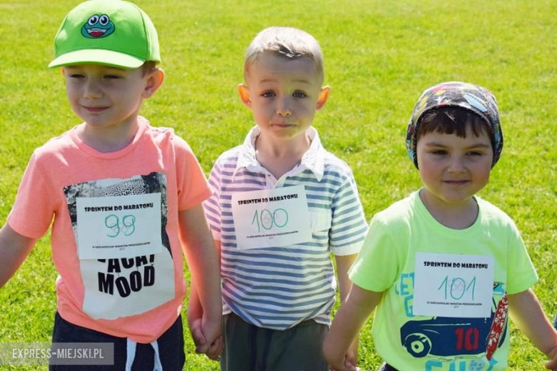Przedszkolaki wzięły udział w maratonie