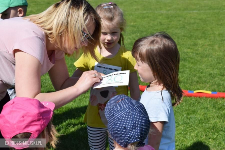 Przedszkolaki wzięły udział w maratonie