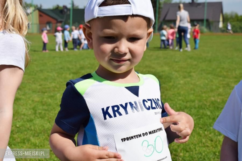 Przedszkolaki wzięły udział w maratonie