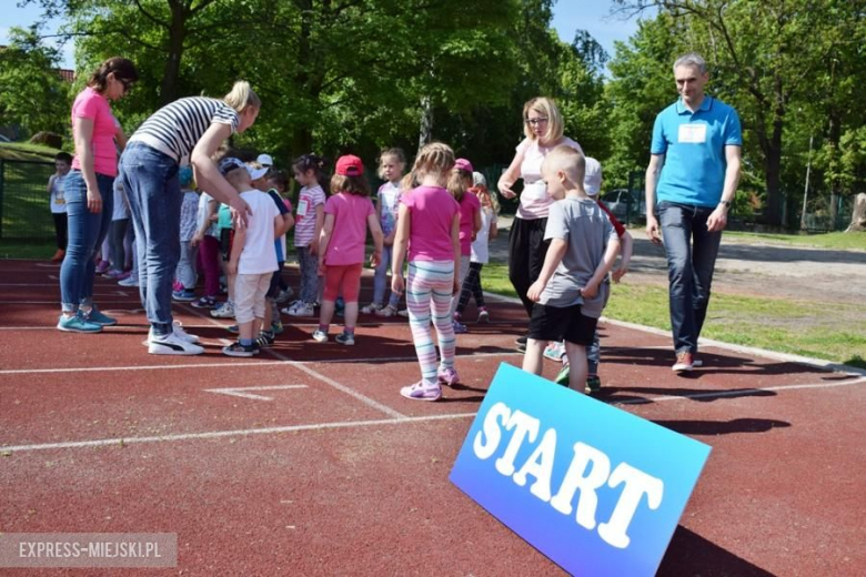 Przedszkolaki wzięły udział w maratonie