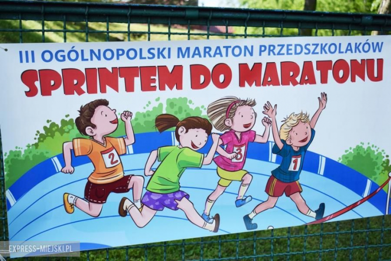 Przedszkolaki wzięły udział w maratonie