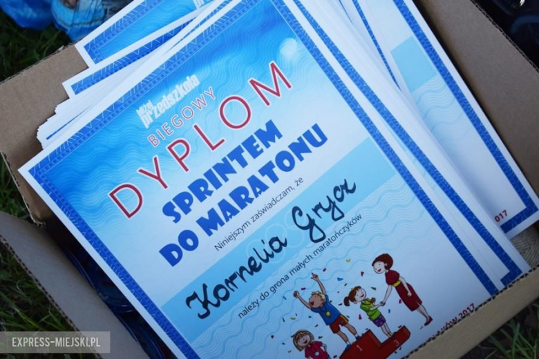 Przedszkolaki wzięły udział w maratonie