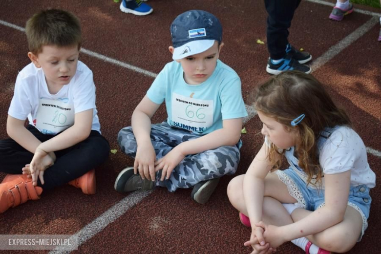 Przedszkolaki wzięły udział w maratonie