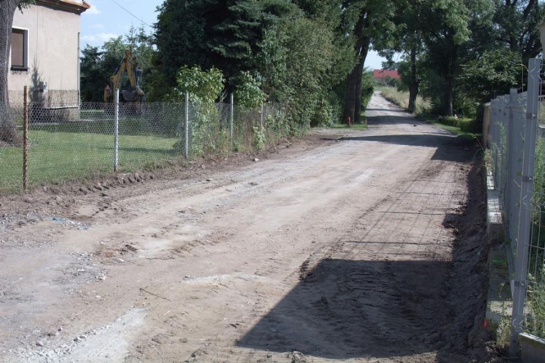 Przebudowa drogi w Krynicznie