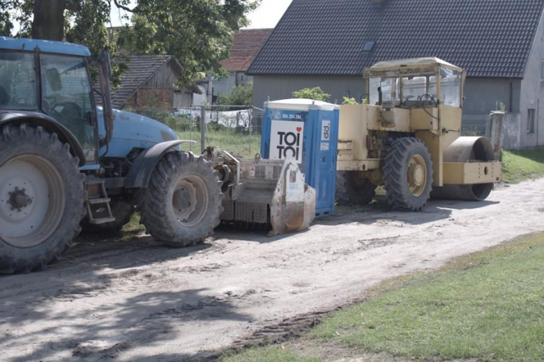 Przebudowa drogi w Krynicznie