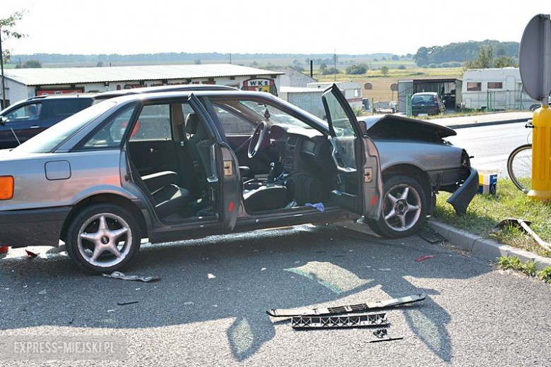 Kolizja na DK 94 koło Wilczkowa