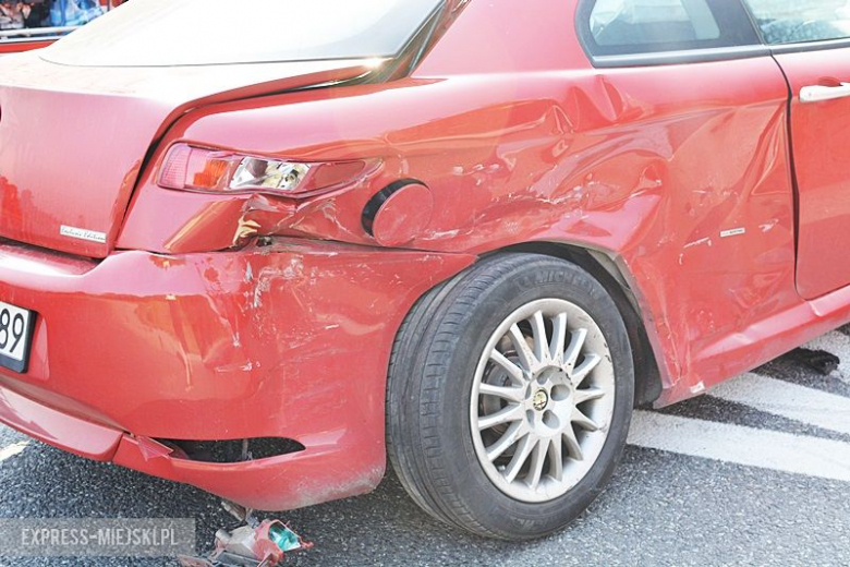 Kolizja na DK 94 koło Wilczkowa