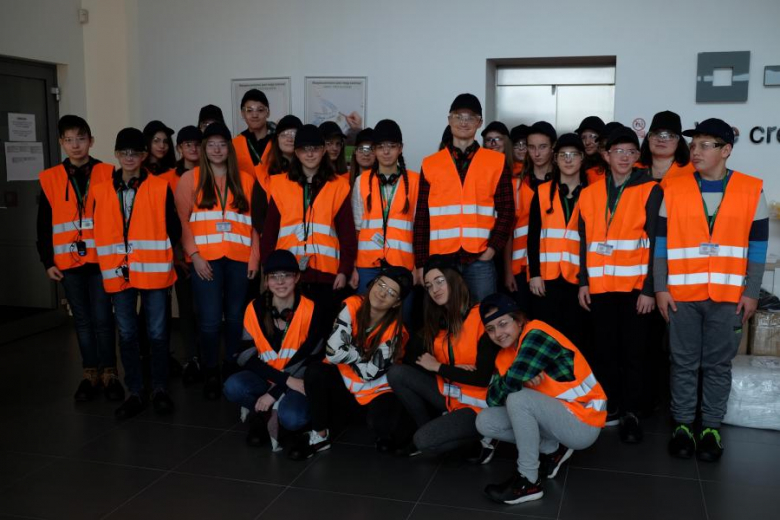 Wizyta gimnazjalistów w firmie Basf
