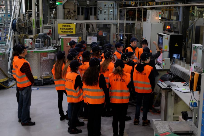 Wizyta gimnazjalistów w firmie Basf