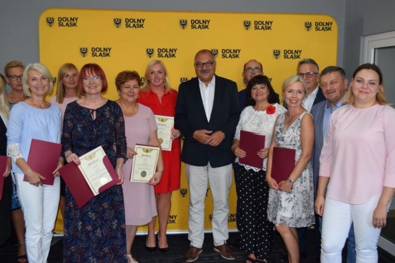 Odebranie promesy dla gminy Udanin