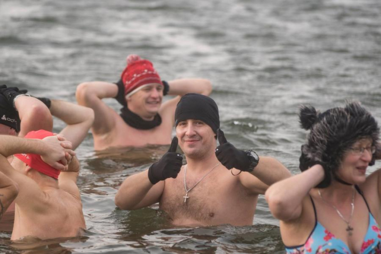 Morsowanie noworoczne na Kajakach