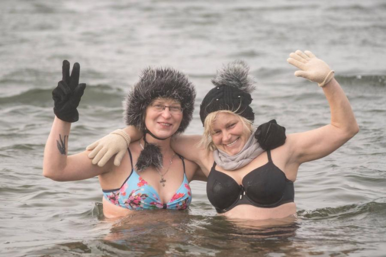 Morsowanie noworoczne na Kajakach