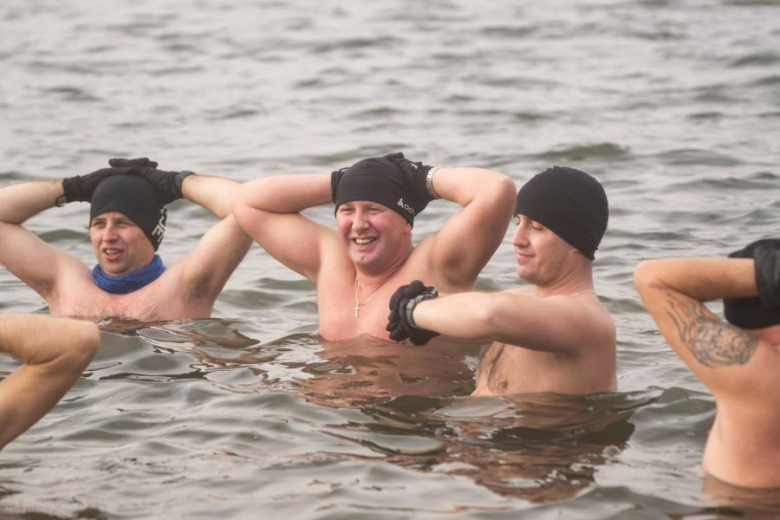 Morsowanie noworoczne na Kajakach