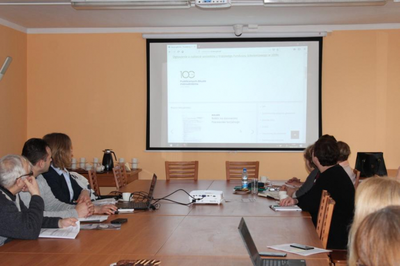 Spotkanie w urzędzie w Udaninie