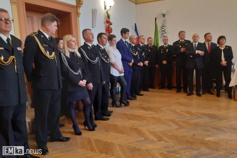 Spotkanie opłatkowe strażaków