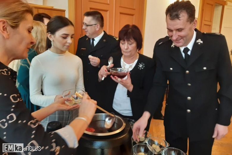Spotkanie opłatkowe strażaków
