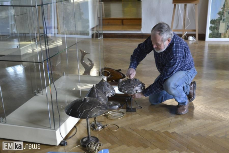 Przygotowania do wystawy