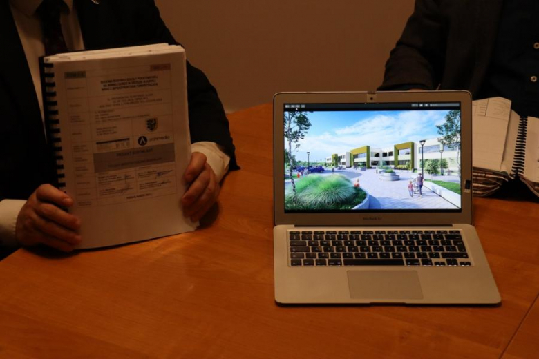 Gmina Środa Śląska otrzymała projekt i wizualizacje nowej szkoły na Winnej Górze