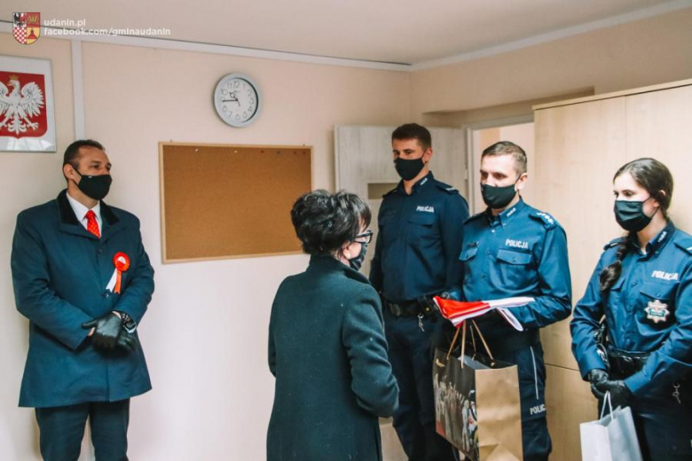 Wizyta Elżbiety Witek w gminie Udanin