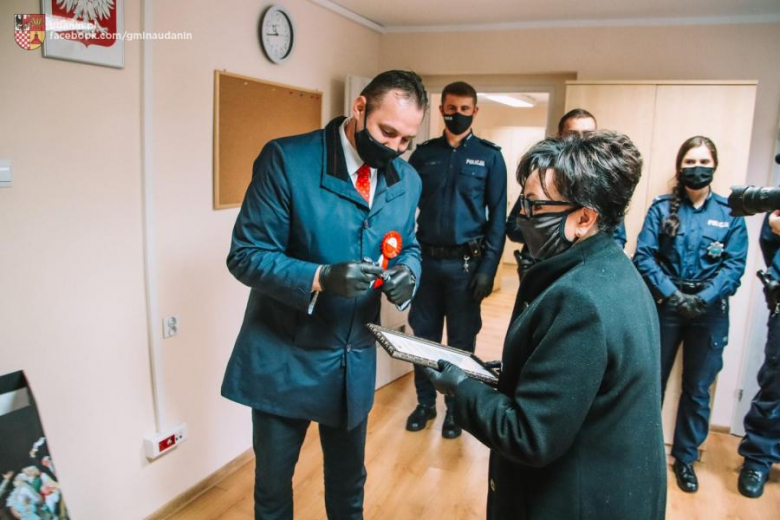 Wizyta Elżbiety Witek w gminie Udanin