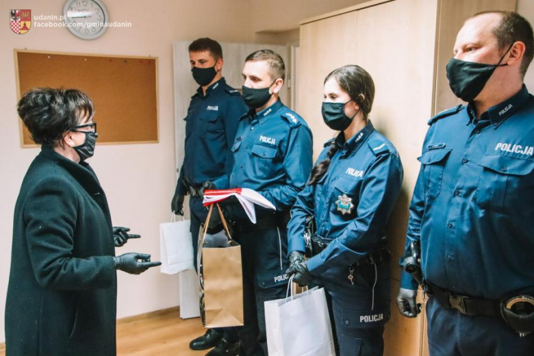 Wizyta Elżbiety Witek w gminie Udanin