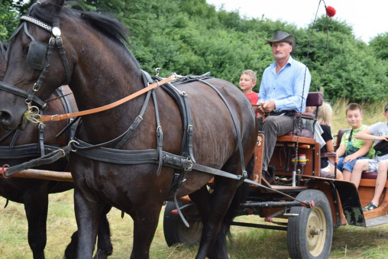 Piknik rodzinny na boisku w Piersnie