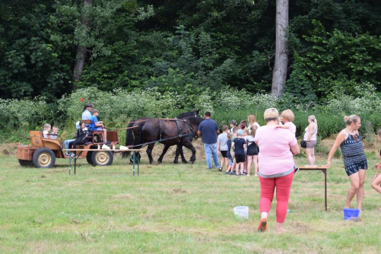 Piknik rodzinny na boisku w Piersnie