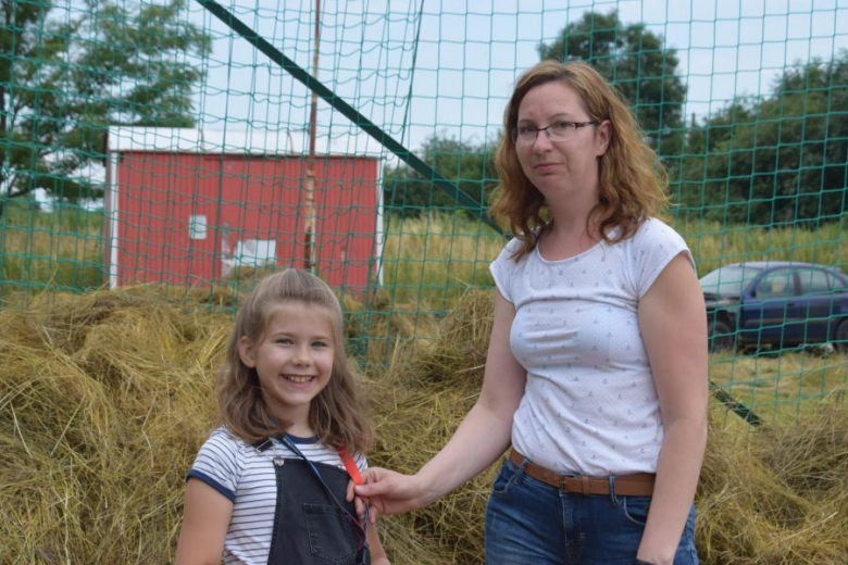 Piknik rodzinny na boisku w Piersnie