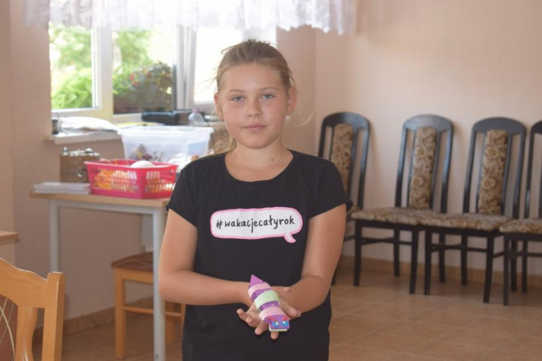 Wakacje z GOKiem i Biblioteką - warsztaty plastyczne