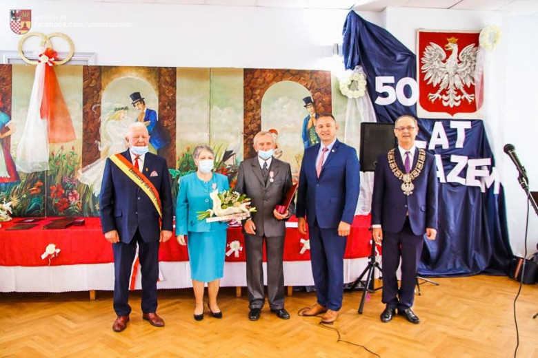 Rocznica Złotych Godów w gminie Udanin