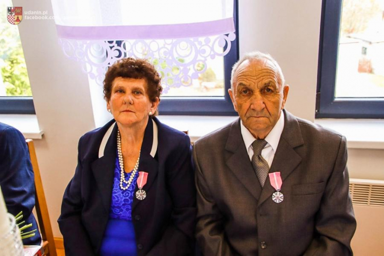 Rocznica Złotych Godów w gminie Udanin