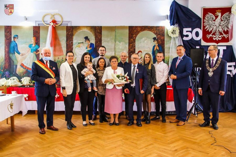 Rocznica Złotych Godów w gminie Udanin