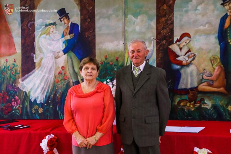 Rocznica Złotych Godów w gminie Udanin