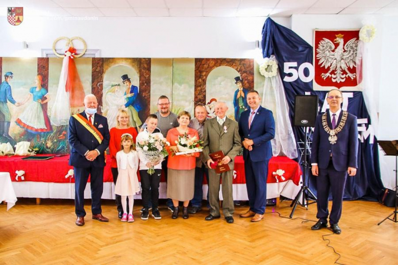 Rocznica Złotych Godów w gminie Udanin