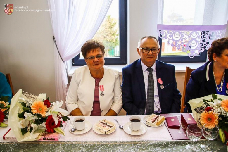 Rocznica Złotych Godów w gminie Udanin
