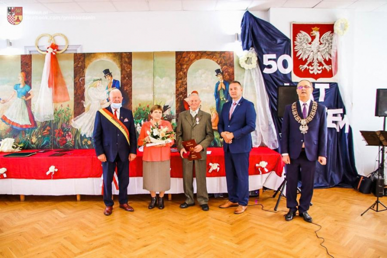 Rocznica Złotych Godów w gminie Udanin