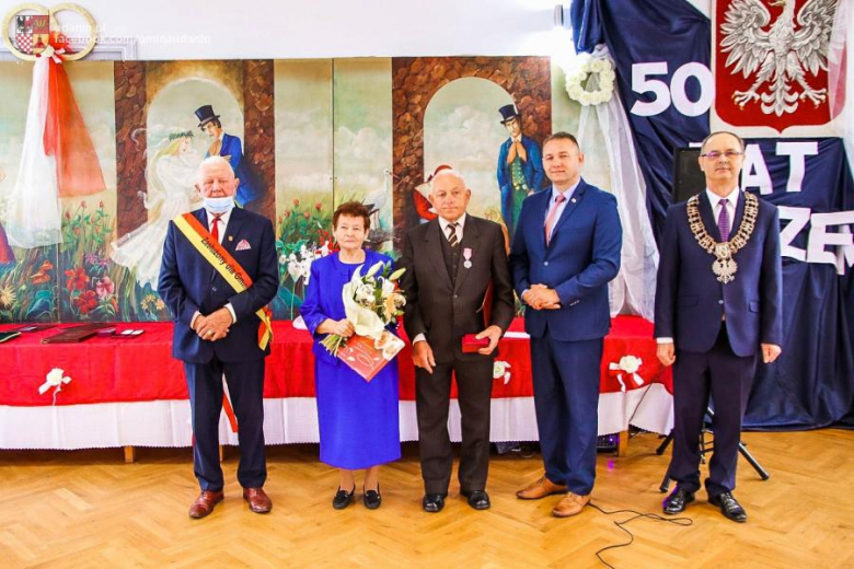 Rocznica Złotych Godów w gminie Udanin